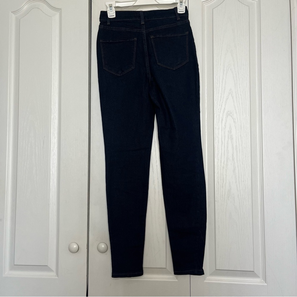 NWOT Dark Blue High Waisted Denim Skinny Jeans - Picture 4 of 4